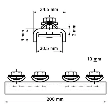 Assembleur De Rail WALRAVEN WALRAVEN BIS RapidRail - Pour Rail WM0 - 35 - 6543001 – Image 2