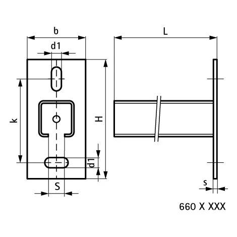 Consoles Murales WALRAVEN BIS RapidRail - 250 Mm - Pour Rail WM15 BUP - 6603725 – Image 2