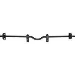 Barre Anti-effraction Pour Volet - Décor : Zingué Noir - Diamètre : 18 Mm - Entraxe : 170 Mm - Longueur : 800 Mm - Matériau : Acier - THIRARD