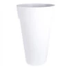 EDA Pot De Fleur Rond Toscane Ø 48 X H.80 Cm - Blanc