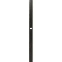 Tringle En Acier Phorétique Noir Longueur 1500 Mm Pour Espagnolette Plate