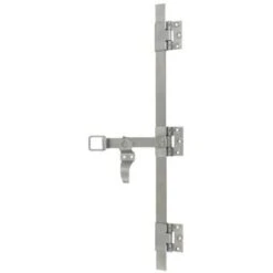 Tringle Plate Pour Espagnolette Inox 316 Brossé En 2000 Mm Poignée à 1350 Mm