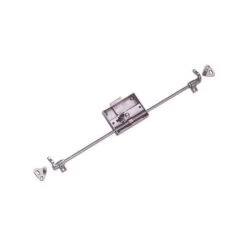 Espagnolette D203 DEVISMES - Acier Laitonné - Axe 25mm - Tringle 1.6m - 8-7 - Droite - 12383003D