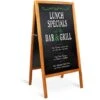Panneau Publicitaire En Bois Magnetique Porte-affiche Ardoise Stop Trottoir Décoratif Pour Restaurant Café Bar Bistrot