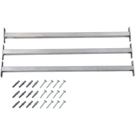 Barres De Fenêtre Réglables De Sécurité 3 Pcs 710-1200 Mm