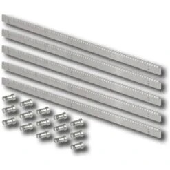 Faac Crémaillère Galvanisée 30x12 M4 à Souder - 5 Mètres - 490122 5