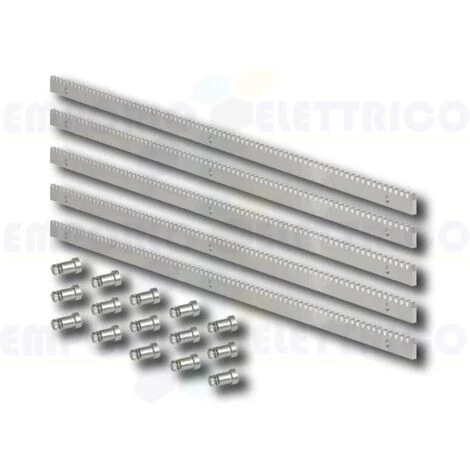 Faac Crémaillère Galvanisée 30x12 M4 à Souder - 5 Mètres - 490122 5 – Image 3