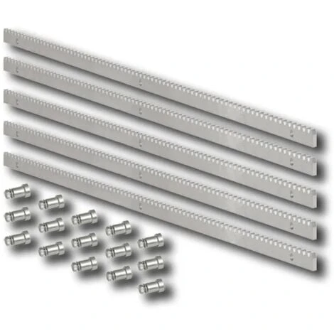 Faac Crémaillère Galvanisée 30x12 M4 -fixations - 5 Mètres - 490124 5