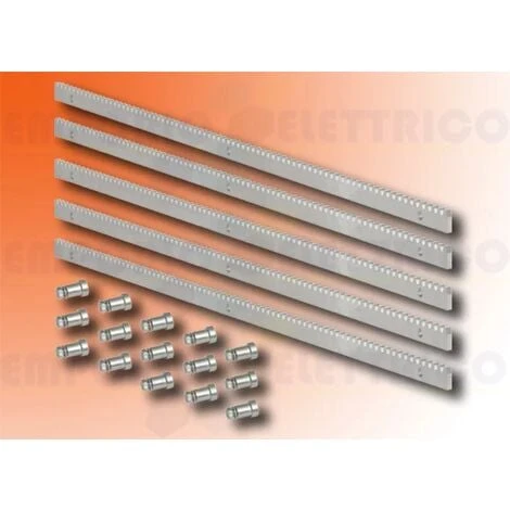 Faac Crémaillère Galvanisée 30x12 M4 -fixations - 5 Mètres - 490124 5 – Image 2