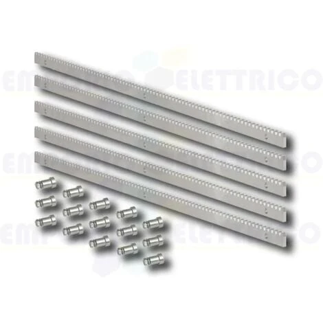 Faac Crémaillère Galvanisée 30x12 M4 -fixations - 5 Mètres - 490124 5 – Image 3