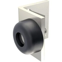 Butée En Caoutchouc Sur Platine En Acier Zingué Pour SU2000 - 80 Kg