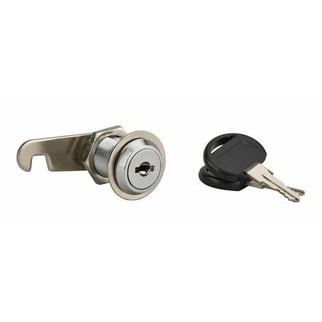 THIRARD - Batteuse Avec Came Pour Boîte Aux Lettres, Nickel, Longueur 25mm, 2 Clés