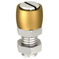 Guide Olive En Laiton Ø24 Mm Pour Porte Jusqu'à 400 Kg