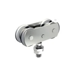 MONTURE PIVOTANTE REGLABLE EN HAUTEUR GALET DELRIN VIS M10 FORCE 40 KGS - MANTION DESTOCKAGE