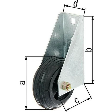 Galet De Roulement Pour Porte Porte Lourde Diam. 80 Mm - Galvanisé A Chaud