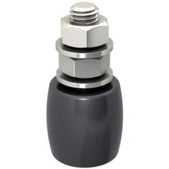 Guide 1 Olive Bombée En Nylon Ø39 H40 Mm