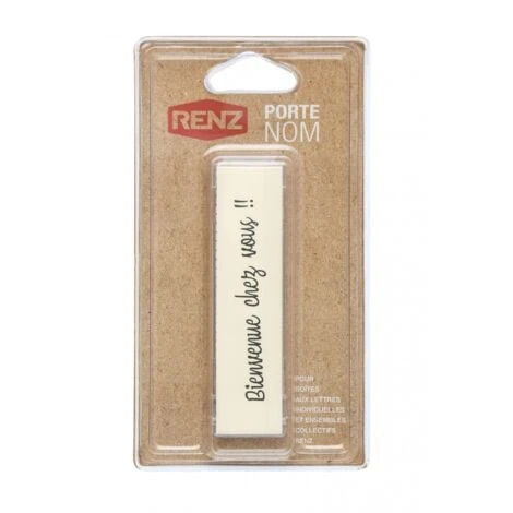 RENZ Porte-nom H.2.8 X L.10.3 RENZ, Transparent – Image 2