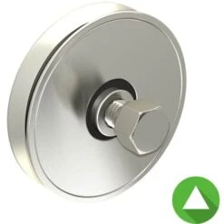 Galet Ø60 Mm à Gorge En V 12 Mm - 100 Kg