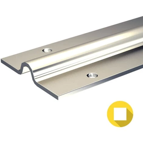 Rail à Visser 1,95 M Pour Galet à Gorge Ronde Ø16 Mm - Portail Coulissant 800 Kg Max