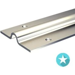 Rail à Visser 1,95 M Pour Galet à Gorge Ronde Ø12 Mm - Portail Coulissant 400 Kg Max