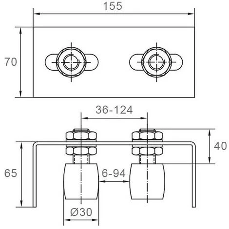 Plaque Guide Simple - 2 Olives - Acier – Image 2