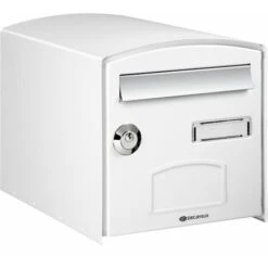 Boîte Aux Lettres Double Face DOME - Blanc