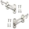 Entrebâilleurs De Fenêtre En- En Acier Inoxydable 304 Avec Vis - Pour Fenêtre à Gauche Et à Droite,Irisfr(2Pcs,argent）