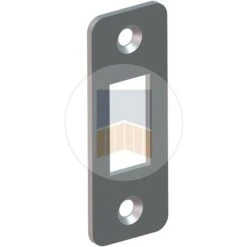 Gâche Réversible Rectangle En Inox Pour Serrure à Encastrer.