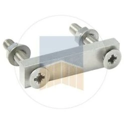 Gâche En Inox Pour Boîtier V De Réception De Serrure De Portail Coulissant En Applique.