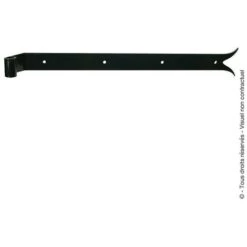 Penture Coudée Queue De Carpe 35x4 Diamètre 14 500