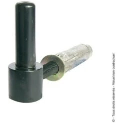 Gond à Visser + Cheville 14x94 - Noir