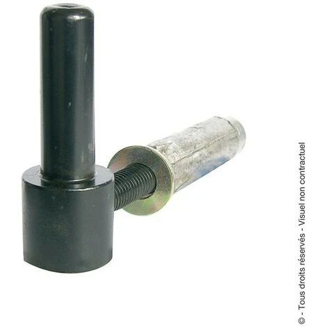 Gond Ă Visser + Cheville 14x94 - Noir