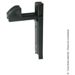 Arrêt De Portail Automatique à Sceller Zingué Blanc