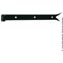 Penture Queue De Carpe 35x4 Mm Diamètre 14 600 - Noir