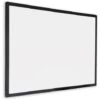 Tableau Blanc Avec Cadre Noir - Magnétique - 45 X 60 Cm