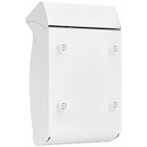 Burg Wächter Boîte Aux Lettres Swing 4905 W H.419mm B.271mm T.129mm Blanc Ku.Din C4 Burg Guardian – Image 4