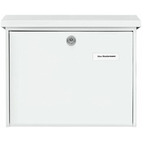 Burg Wächter Boîte Aux Lettres AMS.867 W.320mm B.377MM T.115mm Blanc STA DIN C4 Burg Guardian