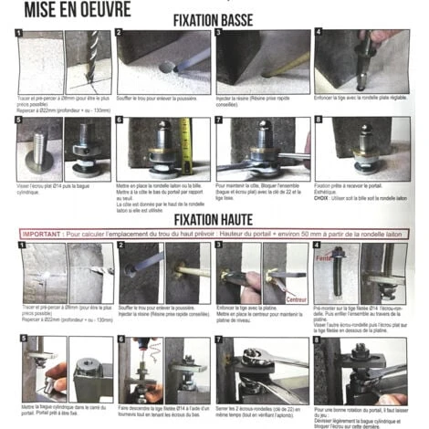 Pivot De Portail Pour Tubes Carrés De 40mm - à Sceller – Image 3