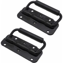 Poignées Traction D'Acier Inoxydable Boîte Poignée Levage Boîte Outils Ressort Poignée Pliante Acier Inoxydable Poignée Caisse Poignées Poignées Pliantes En Acier Inoxydable 2 Pièces,100mm