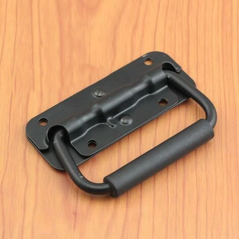 Poignées Traction D'Acier Inoxydable Boîte Poignée Levage Boîte Outils Ressort Poignée Pliante Acier Inoxydable Poignée Caisse Poignées Poignées Pliantes En Acier Inoxydable 2 Pièces,100mm – Image 3