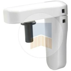 Gond Vertical à Visser Avec Cache En Zamak. Brut