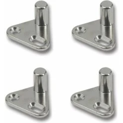 4x Boulon De Fermeture à Visser Pour Serrure Espagnolette Tringle Crochet Accroche Volet Battant Provencal Acier Métal Support Tringle Fenetre