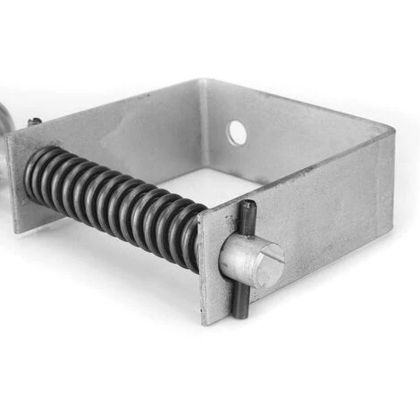 Roulette De Portail En Caoutchouc 10,2 Cm Avec Ressort Et Pivotante, Très Résistante, Capacité De Charge De 99,8 Kg LO-Ron – Image 3