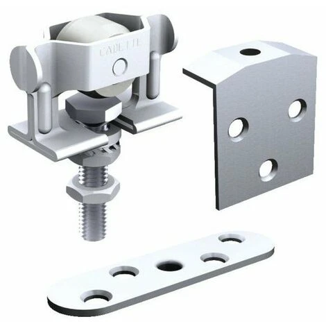 Monture Cadette Avec Galet Nylon Monte Sur Bague En Rilsan Capacite Porte 40 Kgs