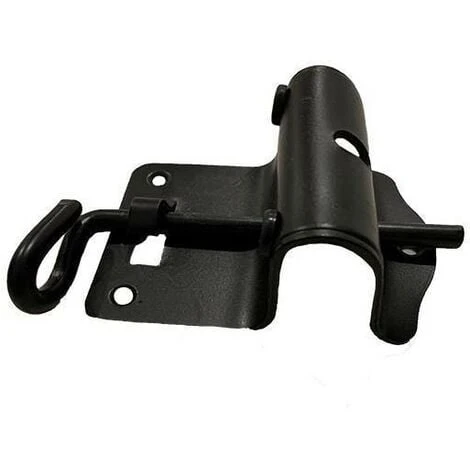 Sabot De Portail à Butée Réglable Epoxy Noir 30 à 95mm 30 à 95mm