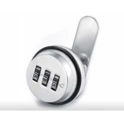 Serrure De Boîte Aux Lettres 20mm/30mm Serrure De Boîte Aux Lettres à Combinaison à 3 Chiffres, Serrure Pivotante Pour Tiroir D'armoire 30mm-Serrure à Combinaison Mécanique Argentée BF