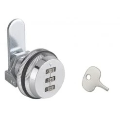 THIRARD - Batteuse Pour Boîte Aux Lettres à Combinaison, 3 Chiffres, Came Plate, Chromé