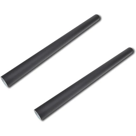 Tableau Noir Autocollant Mural 0,45x2 M 2 Rouleaux Avec Craies VidaXL – Image 4