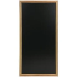 Ardoise Murale Cadre Carré En Bois Brut Dimensions 92 X 47 Cm - Fabrication Française