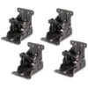 4 Pièces 90 Charnières Pliantes Autobloquantes, Support Pliant, Support D'étagère Pliant En Plaque D'acier Pour Table De Travail Verrouillable Table Extensible